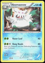 Abomasnow 26/101 Plasma Blast Uncommon