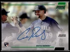2022 Topps Stadium Club Chrome CAL RALEIGH RC Auto /99 Green SP MARINERS J175