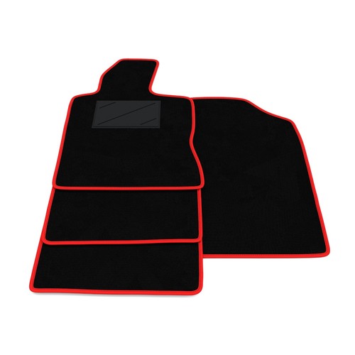 Italian Carpet Tappetini Auto Specifici Per Toyota Corolla Verso 5 Posti (2004-2009) - Set In Moquette Su Misura - Nero Con Cuciture Bianche