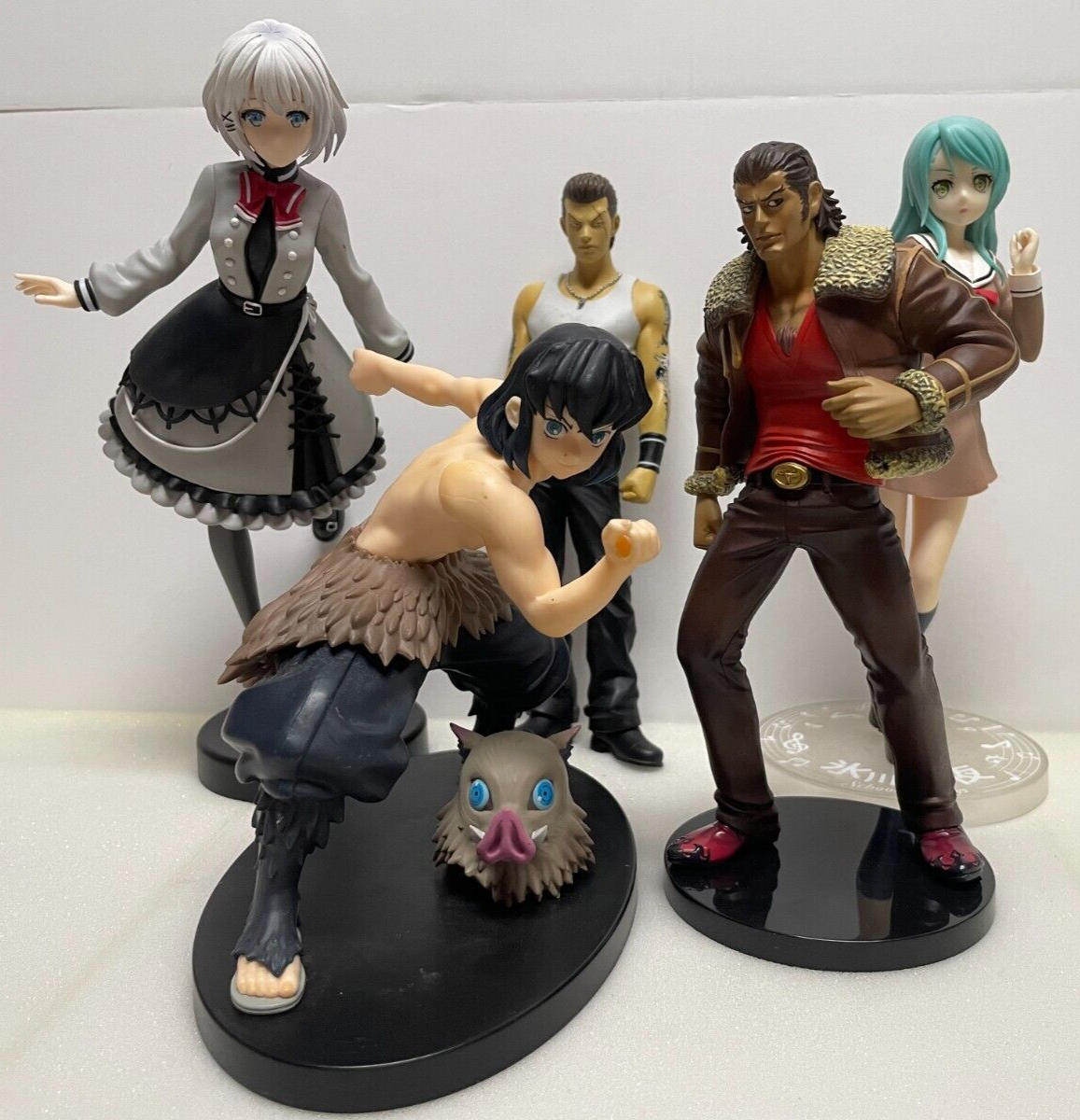 Anime Figure Lot 5pc Official prize figures F1 | eBay