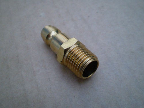 Brass Air Fitting Coupling 5 Piece Euro Type Ryco 1/4" BSP Kit QC5RYCO - Picture 9 of 11