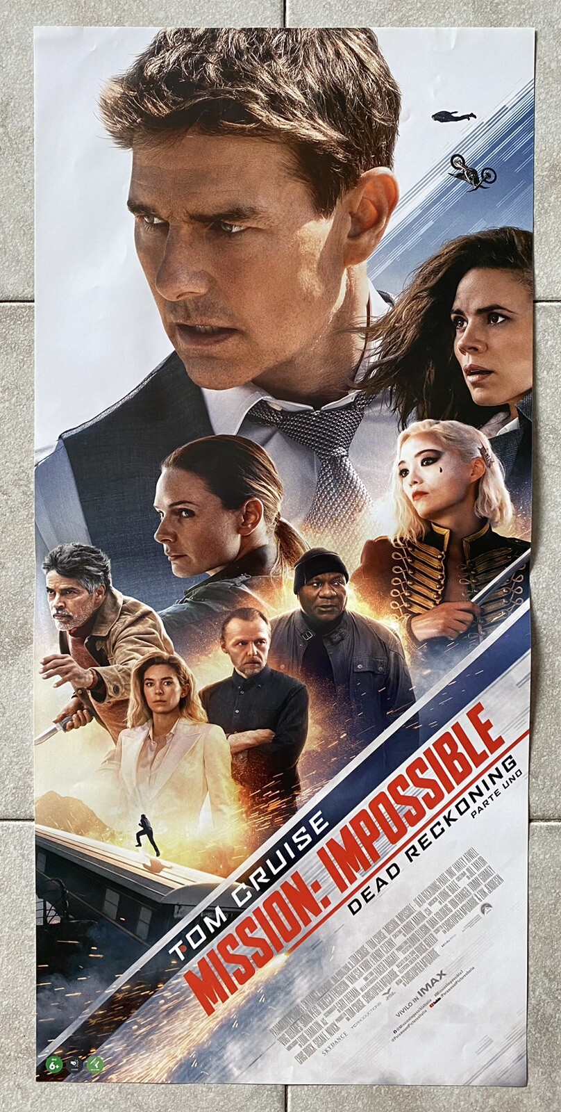 Locandina originale film Mission: Impossible - Dead Reckoning (2023) - Regia di Christopher McQuarrie