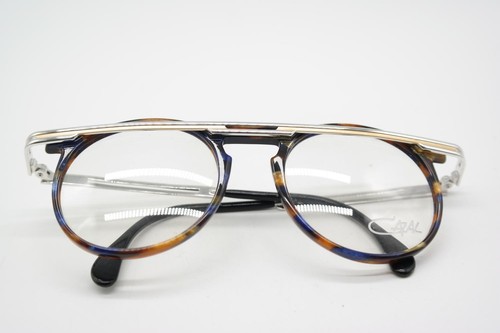 Vintage Brille Cazal 648 Silber Mehrfarbig Oval Brillengestell eyeglasses - Bild 6 von 6