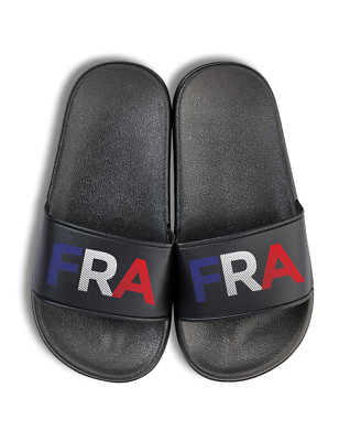 Kids ''FRA'' France Football Sandals Flip Flops Print Boy and Girl