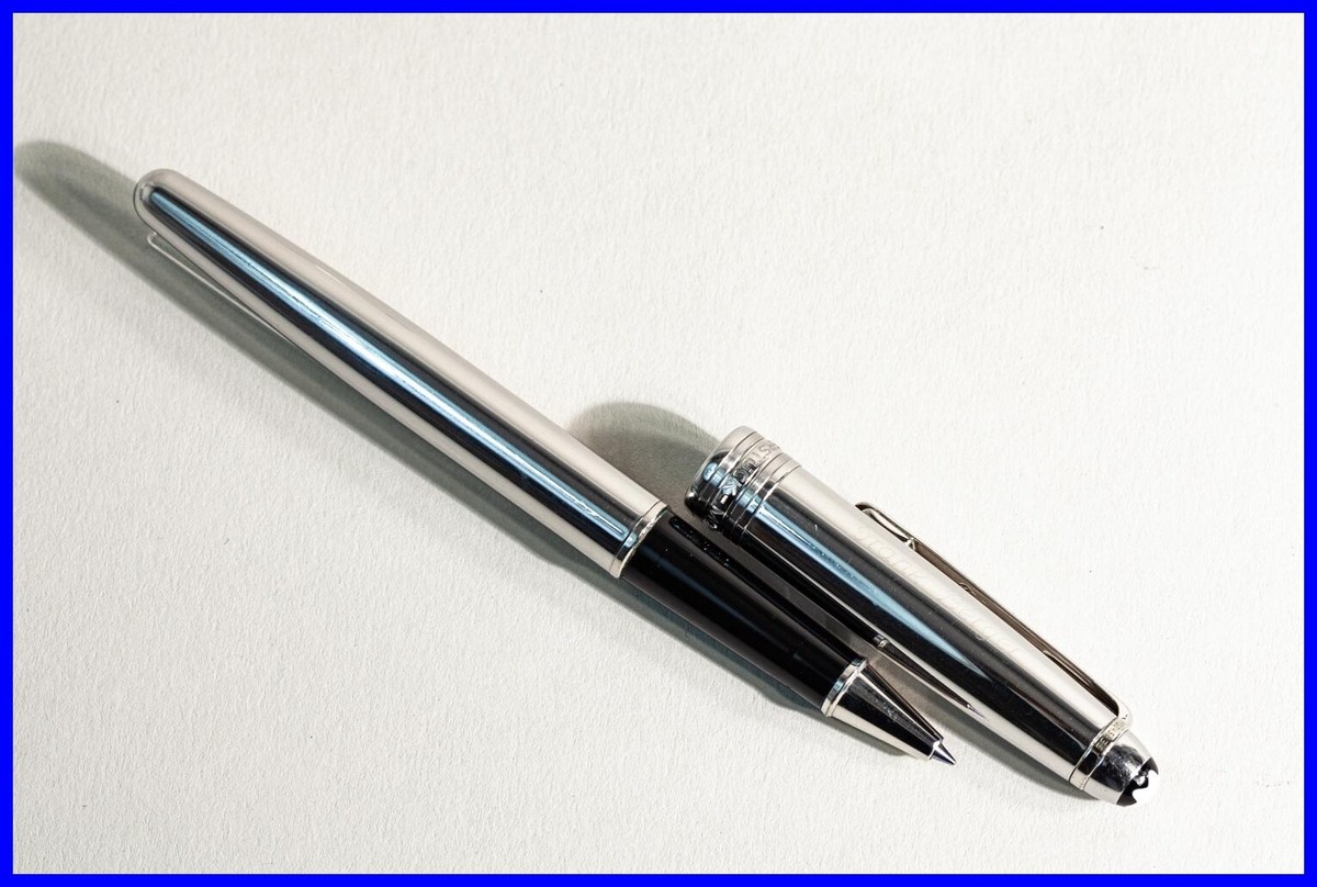 Vintage MONTBLANC Masterpiece Rollerball Pen 163 STEEL name