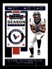 2019 Football 2019 Panini Contenders Duke Johnson Jr. Houston Texans #34 1