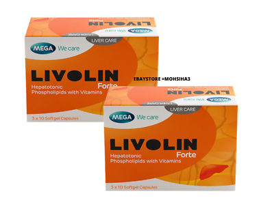 2 X Suppléments Vitamines Livolin Forte 50'S - Nettoyage Foie Détox - Nicotinamide, Vitamines B