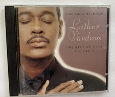 One Night with You: The Best of Love by Luther Vandross (CD, Sep-1997 Tested