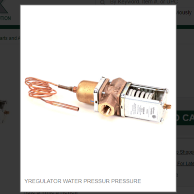 #ad YREGULATOR WATER PRESSUR PRESSURE #9041010 01 $500.20
