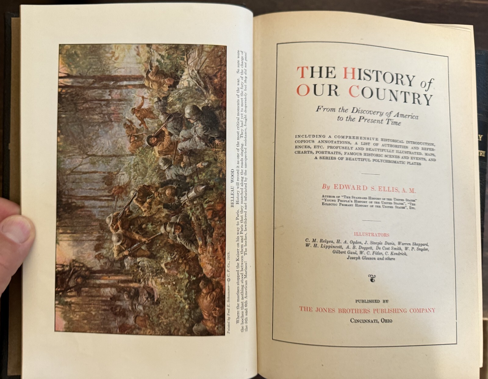 History of Our Country in NINE Volumes Complete Book Set Edward Ellis 1919 *LN