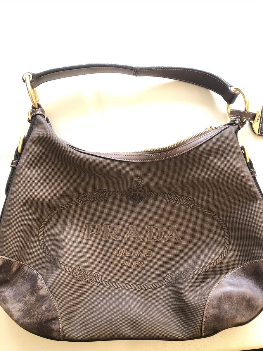 Prada Vintage Brown shoulder bag women | eBay Prada Vintage Brown shoulder bag women | eBay
