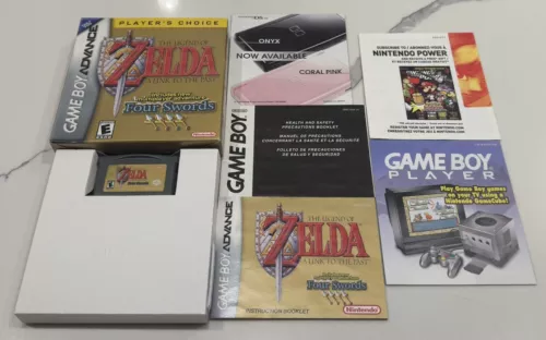Legend of Zelda: A Link to the Past Four Swords (GBA, 2002) VGC Box Complete CIB