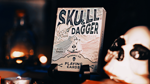 Svngali 06: Skull and Dagger Playing Cards Poker Cardistry - Picture 3 of 8