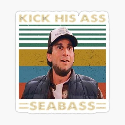 Dumb & Dumber, Seabass, Vinyl 3'' Sticker