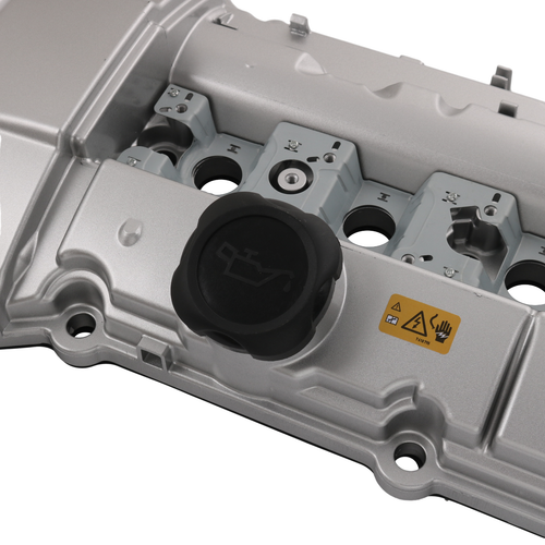 Aluminum Valve Cover Fit 98-02 BMW E39 525i 528i E46 325i 328i 330i X5 w/ Gasket - Foto 17 di 20