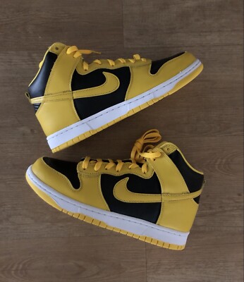 Nike Dunk High Black Varsity Maize