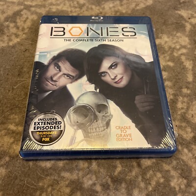 Bones: The Complete Sixth Season (Blu-ray Disc, 2011, 4-Disc Set) New Sealed FOX