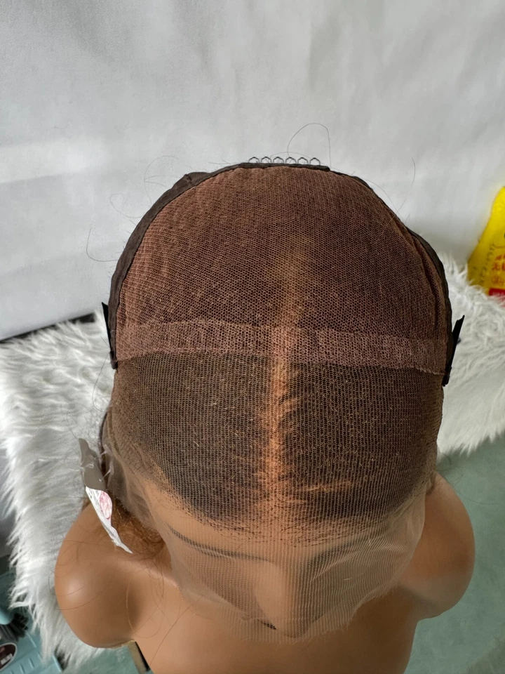 Peluca rizada frontal de encaje HD 13x6 28 pulgadas 180 % densidad 100 % cabello humano Foto 4 de 4