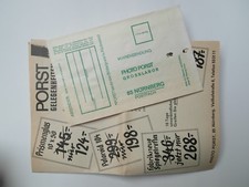 Photo Porst cennik i torba wysyłkowa lata 60.