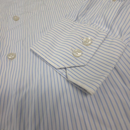 Hugo Boss Shirt Mens SMALL Blue Striped Long Sleeve Button Up Collared Size S - Picture 7 of 12