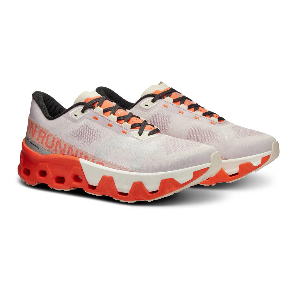 NEW Mens On Running Brand White/Orange Cloud Cloudmonster NEW Mens On Running Brand White/Orange Cloud Cloudmonster