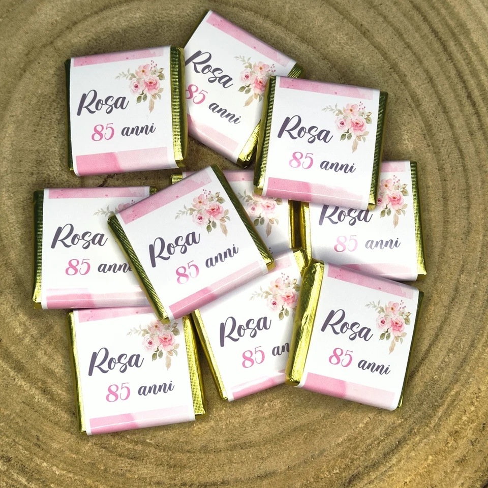 CIOCCOLATINI PERSONALIZZATI CON TEMA A SCELTA pz 50 - Immagine 2 di 4