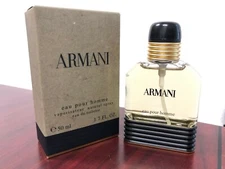 *VINTAGE 2004 * ARMANI POUR HOMME by GIORGIO ARMANI 1.7 oz EDT Spray No Sealed