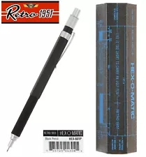 Retro 51 / Hex-o-matic Series Black 7mm Lead Pencil #HEX-601P