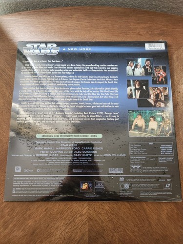 Star Wars: A New Hope Laserdisc LD THX Widescreen Edition - SEALED - Picture 2 of 5