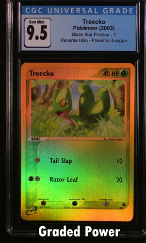 Promo Treecko Black Star Promo CGC 9.5 Reverse Holo (9218) #3 Pokemon