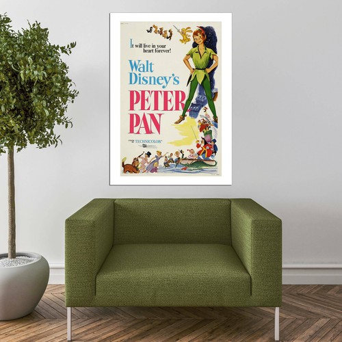 Walt Disney Peter Pan 1953 Poster Arte Murale Stampa - Picture 9 of 12