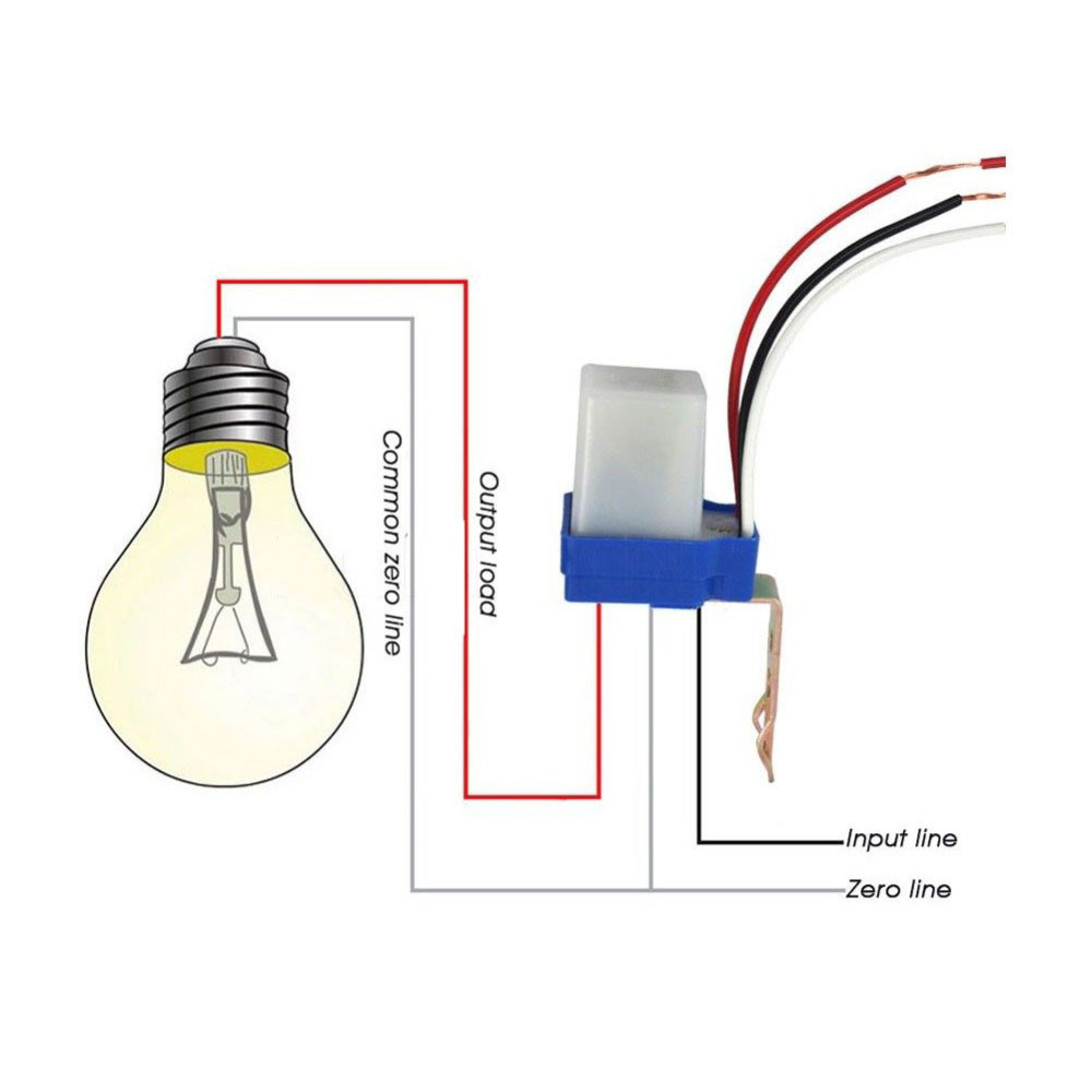AC DC 110V 10A Auto On Off Photocell Street Light Sensor Switch Photoswitc  | eBay