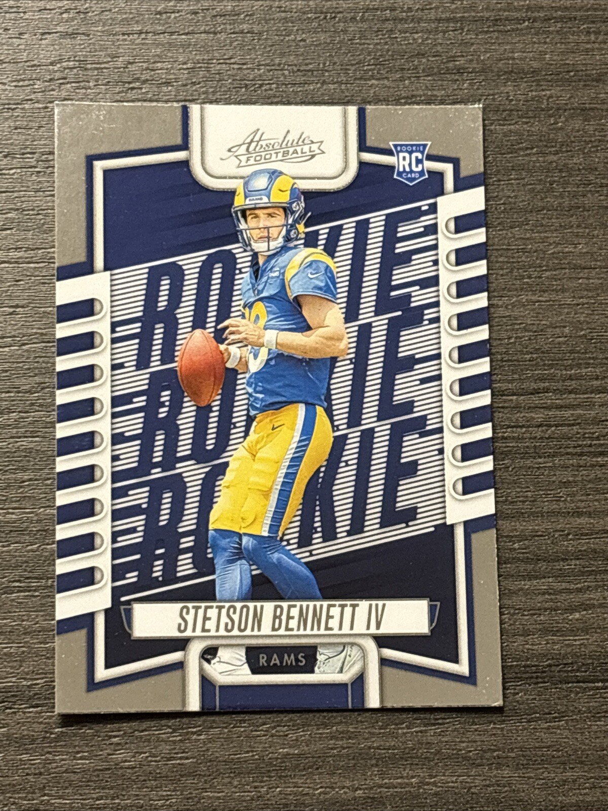 2023 Absolute Base Rookies #136 Stetson Bennett IV  - Los Angeles Rams Georgia