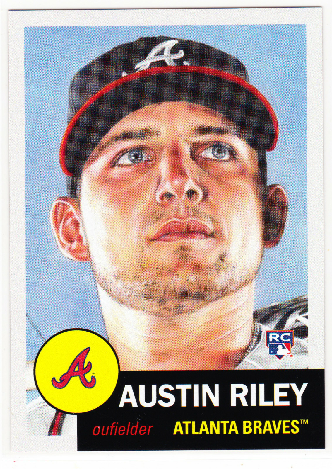 Austin Riley Atlanta Braves Rookie 2019 Topps 1953 Living Set 206 Week 69 RC