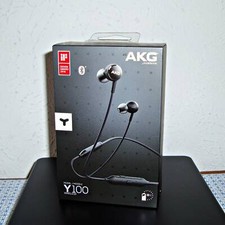 NEW AKG Y100 WIRELESS BLUETOOTH EARBUDS - BLACK