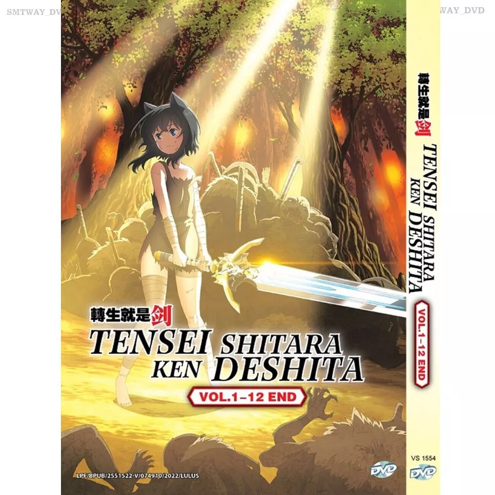 Tensei Shitara Ken Deshita (VOL.1-12End) DVD English Subtitle All Region