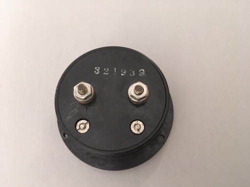 VINTAGE TRIPLETT SEALED GUAGE, DASH PANEL METER, D.C. AMPERES CURRENT USA 221-T - Picture 3 of 8