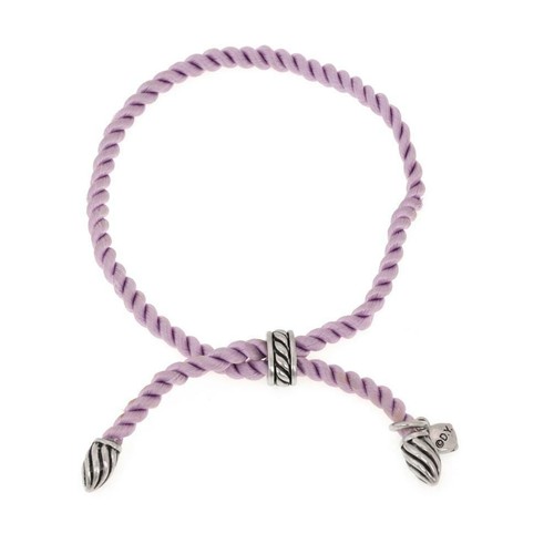 David Yurman Sterling Silver Lavender Silk Rope Ad
