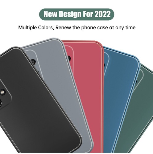 Custodia telefono silicone liquido per Samsung Galaxy S22 Note 20 A13 A53 A52S custodia gel - Foto 116 di 120