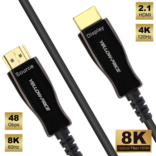 Digital Fiber Optic 8K HDMI 2.1 Cable Supports HDCP 2.2, 48Gbps 4:4:4 HDR10 Lot - Picture 15 of 16