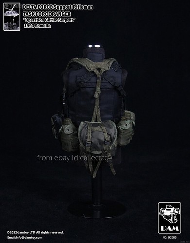Damtoys 93005 1/6 Delia Force Apoyo Rifleman Task Force Ranger En Stock - Imagen 8 de 10