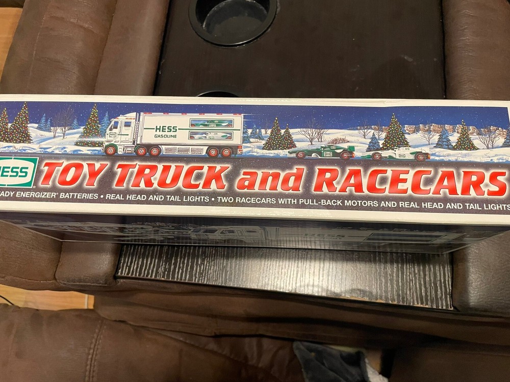 2003 Hess Toy Truck and Race Cars