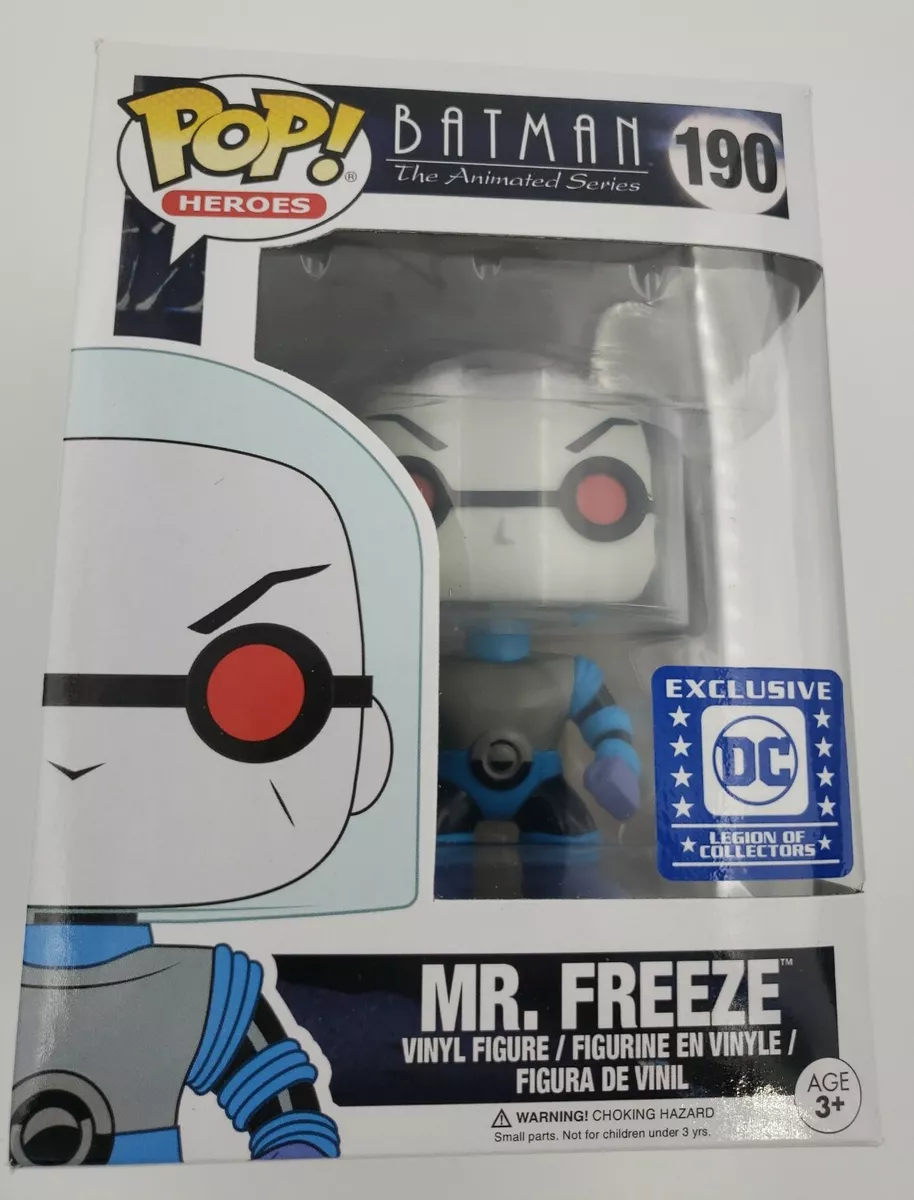 Funko Pop Heroes Mr. Freeze 190 Batman Animated Series DC Legion of Collectors
