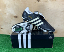Adidas Predator 7406 SG Leathers Elite US12 UK11.5 Black boots Cleats mens Footb