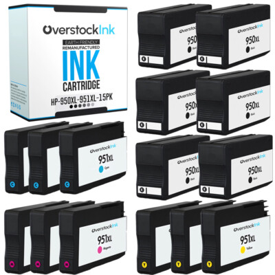 15-Pack Compatible OSI Ink Cartridges 950XL and 951XL for HP OfficeJet Pro 8600