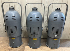 3 Vintage Century Lighting 1223 Stage Theatre Lights 28" Steel Cans - Untested