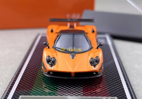 ZD U2 1:64 Orange Zonda Tricolore Racing Sports Model Diecast Resin Car BN - Picture 7 of 12