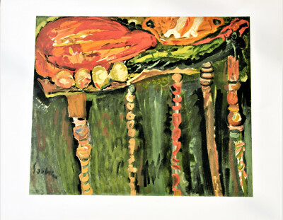 SOUTINE. Litho P Levy. '' Stillleben mit Truthahn.'' pv230 g.