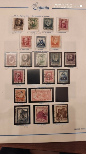 España. H31 Sellos usados. 2ª República.