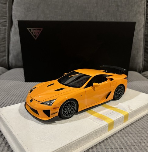 1:18 MakeUp EIDOLON Lexus LFA Nurburgring Package 2012 Orange EML044a With Case
